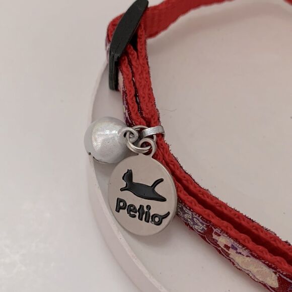 😺New Petio Neko-komachi Collar for Cats [Talisma/Garnet] - Picture 3 of 11
